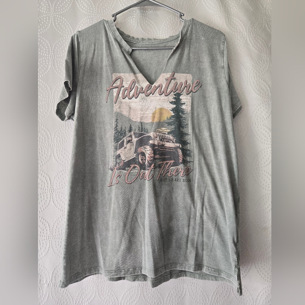 Maurices Classic Fit Green T-Shirt